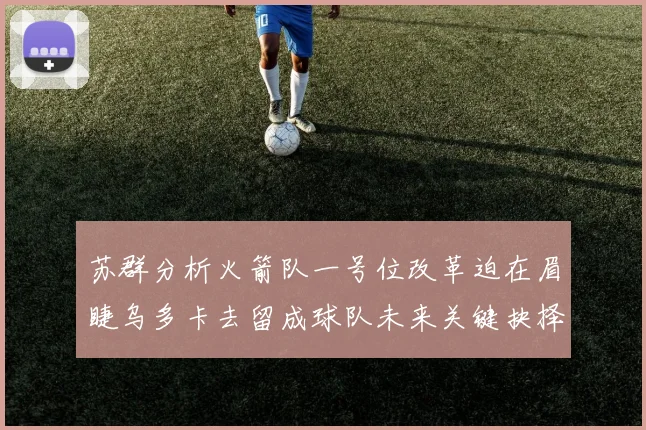 苏群分析火箭队一号位改革迫在眉睫乌多卡去留成球队未来关键抉择
